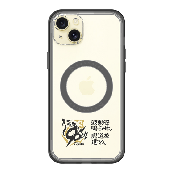 スリムプロテクションプレミアムケース with MagSafe［ 阪神タイガース - 90周年ロゴ - キャッチコピー ］