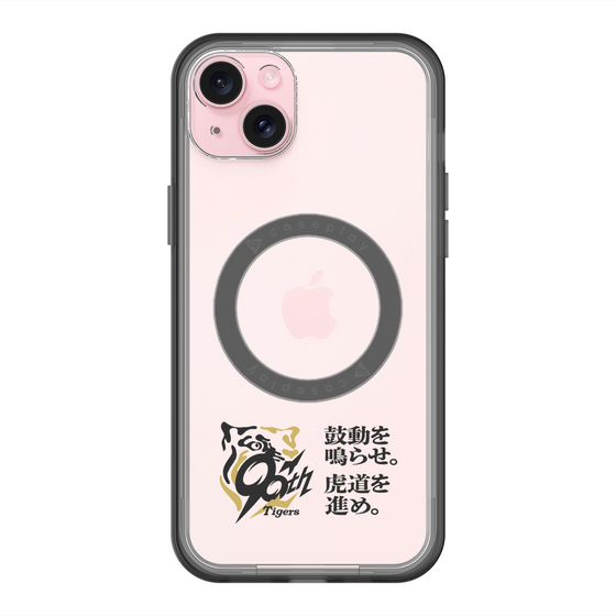 スリムプロテクションプレミアムケース with MagSafe［ 阪神タイガース - 90周年ロゴ - キャッチコピー ］