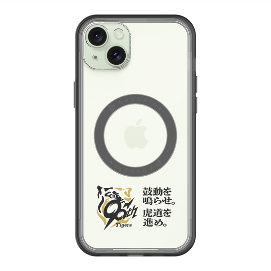 スリムプロテクションプレミアムケース with MagSafe［ 阪神タイガース - 90周年ロゴ - キャッチコピー ］