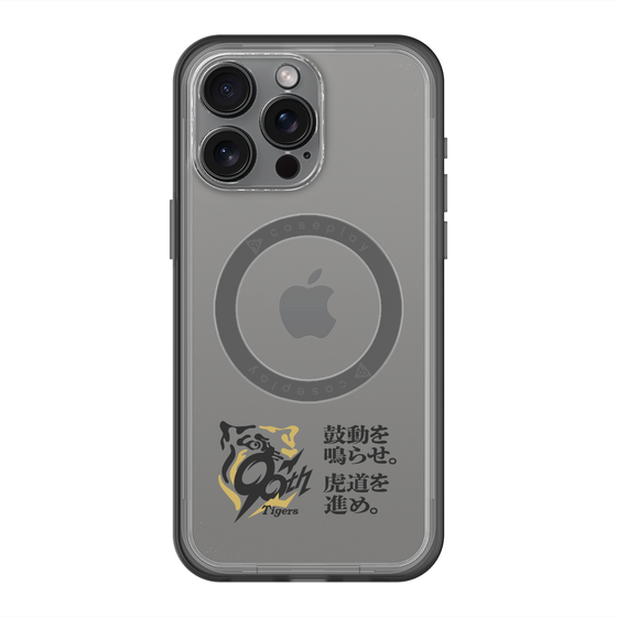 スリムプロテクションプレミアムケース with MagSafe［ 阪神タイガース - 90周年ロゴ - キャッチコピー ］