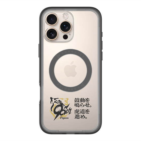スリムプロテクションプレミアムケース with MagSafe［ 阪神タイガース - 90周年ロゴ - キャッチコピー ］