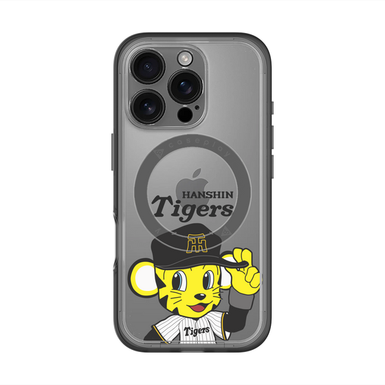 スリムプロテクションプレミアムケース with MagSafe［ 阪神タイガース - トラッキー ］
