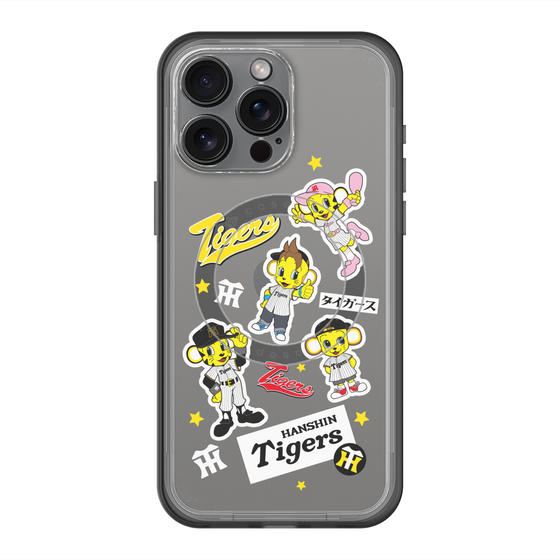 スリムプロテクションプレミアムケース with MagSafe［ 阪神タイガース - ステッカー ］
