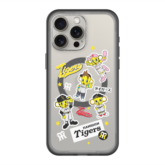 スリムプロテクションプレミアムケース with MagSafe［ 阪神タイガース - ステッカー ］