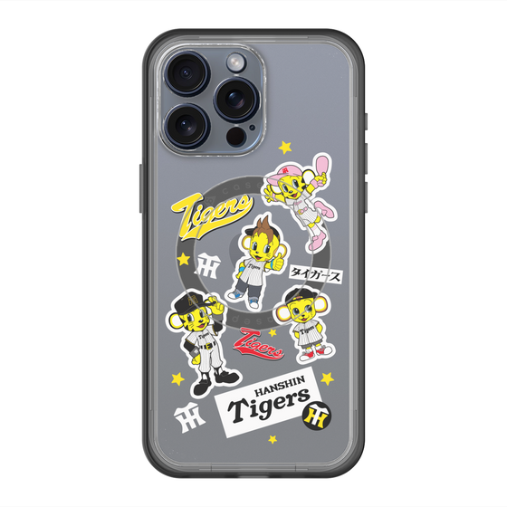 スリムプロテクションプレミアムケース with MagSafe［ 阪神タイガース - ステッカー ］