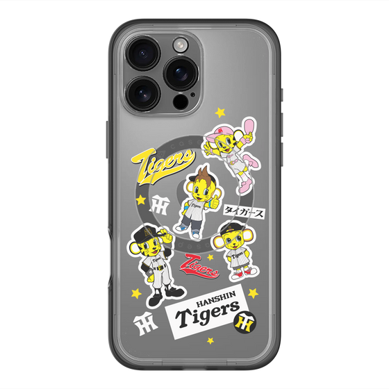 スリムプロテクションプレミアムケース with MagSafe［ 阪神タイガース - ステッカー ］