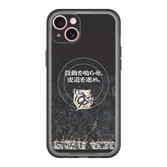 スリムプロテクションプレミアムケース with MagSafe［ 阪神タイガース - 90周年ロゴ - ビジュアル ］