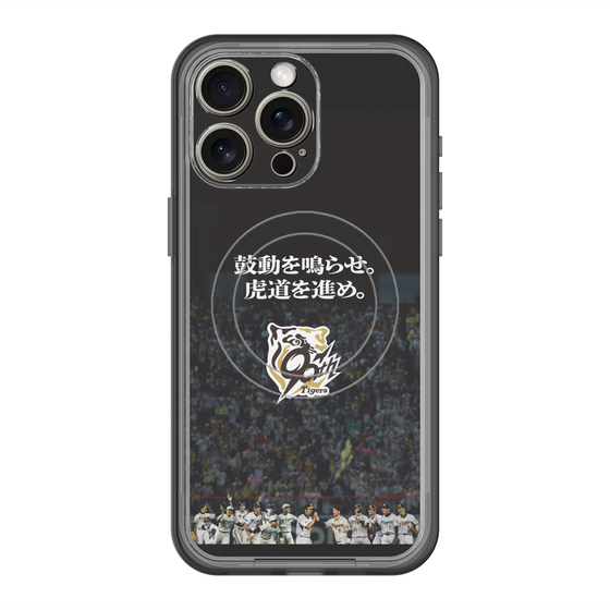 スリムプロテクションプレミアムケース with MagSafe［ 阪神タイガース - 90周年ロゴ - ビジュアル ］