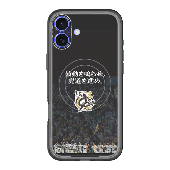 スリムプロテクションプレミアムケース with MagSafe［ 阪神タイガース - 90周年ロゴ - ビジュアル ］