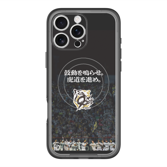 スリムプロテクションプレミアムケース with MagSafe［ 阪神タイガース - 90周年ロゴ - ビジュアル ］