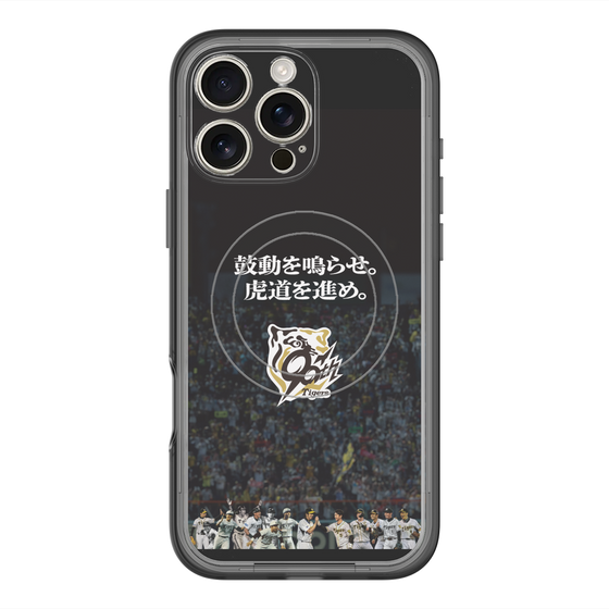 スリムプロテクションプレミアムケース with MagSafe［ 阪神タイガース - 90周年ロゴ - ビジュアル ］