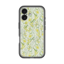 スリムプロテクションプレミアムケース with MagSafe［ 日比谷花壇 - DelicateGeometry - ライトグリーン ］