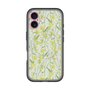 スリムプロテクションプレミアムケース with MagSafe［ 日比谷花壇 - DelicateGeometry - ライトグリーン ］