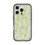 スリムプロテクションプレミアムケース with MagSafe［ 日比谷花壇 - DelicateGeometry - ライトグリーン ］