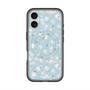 スリムプロテクションプレミアムケース with MagSafe［ 日比谷花壇 - DelicateGeometry - ライトブルー ］