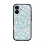 スリムプロテクションプレミアムケース with MagSafe［ 日比谷花壇 - DelicateGeometry - ライトブルー ］