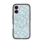 スリムプロテクションプレミアムケース with MagSafe［ 日比谷花壇 - DelicateGeometry - ライトブルー ］