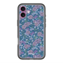 スリムプロテクションプレミアムケース with MagSafe［ 日比谷花壇 - FloralSymphony - ネイビー ］