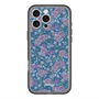 スリムプロテクションプレミアムケース with MagSafe［ 日比谷花壇 - FloralSymphony - ネイビー ］