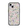 スリムプロテクションプレミアムケース with MagSafe［ 日比谷花壇 - FloralSymphony - ベージュ ］