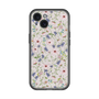 スリムプロテクションプレミアムケース with MagSafe［ 日比谷花壇 - FloralSymphony - ベージュ ］