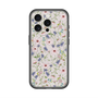 スリムプロテクションプレミアムケース with MagSafe［ 日比谷花壇 - FloralSymphony - ベージュ ］