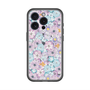 スリムプロテクションプレミアムケース with MagSafe［ 日比谷花壇 - HarmonyinBloom - パープル ］