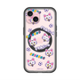 スリムプロテクションプレミアムケース with MagSafe［ クリアソン新宿 - くりあにゃん - 総柄 ］