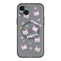 スリムプロテクションプレミアムケース with MagSafe［ クリアソン新宿 - くりあにゃん - 総柄 ］