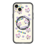 スリムプロテクションプレミアムケース with MagSafe［ クリアソン新宿 - くりあにゃん - 総柄 ］
