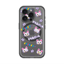 スリムプロテクションプレミアムケース with MagSafe［ クリアソン新宿 - くりあにゃん - 総柄 ］