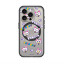 スリムプロテクションプレミアムケース with MagSafe［ クリアソン新宿 - くりあにゃん - 総柄 ］