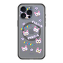 スリムプロテクションプレミアムケース with MagSafe［ クリアソン新宿 - くりあにゃん - 総柄 ］