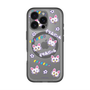 スリムプロテクションプレミアムケース with MagSafe［ クリアソン新宿 - くりあにゃん - 総柄 ］