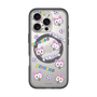 スリムプロテクションプレミアムケース with MagSafe［ クリアソン新宿 - くりあにゃん - 総柄 ］
