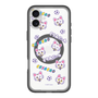 スリムプロテクションプレミアムケース with MagSafe［ クリアソン新宿 - くりあにゃん - 総柄 ］