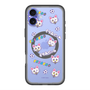 スリムプロテクションプレミアムケース with MagSafe［ クリアソン新宿 - くりあにゃん - 総柄 ］