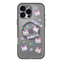 スリムプロテクションプレミアムケース with MagSafe［ クリアソン新宿 - くりあにゃん - 総柄 ］