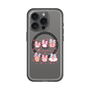 スリムプロテクションプレミアムケース with MagSafe［ もくもくちゃん - リボン ］