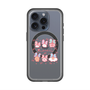 スリムプロテクションプレミアムケース with MagSafe［ もくもくちゃん - リボン ］