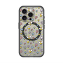 スリムプロテクションプレミアムケース with MagSafe［ もくもくちゃん - フラワー - 総柄 ］