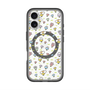 スリムプロテクションプレミアムケース with MagSafe［ もくもくちゃん - フラワー - お花畑 ］