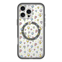 スリムプロテクションプレミアムケース with MagSafe［ もくもくちゃん - フラワー - お花畑 ］