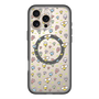 スリムプロテクションプレミアムケース with MagSafe［ もくもくちゃん - フラワー - お花畑 ］
