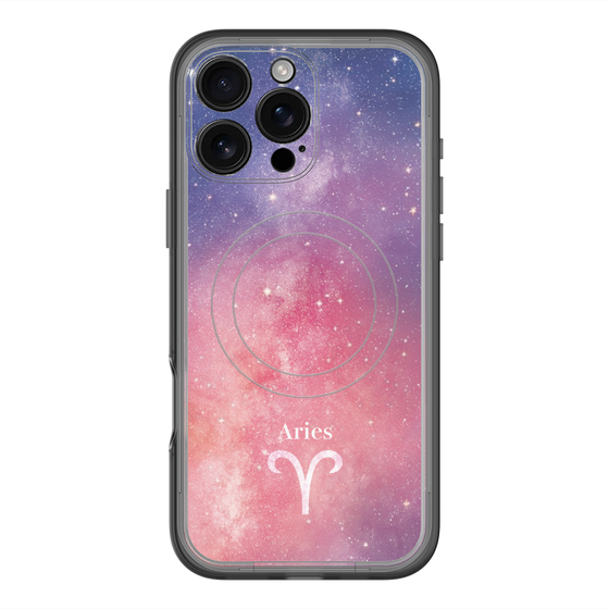 スリムプロテクションプレミアムケース with MagSafe［ STARRY SIGNS - オリジナル - Aries ］