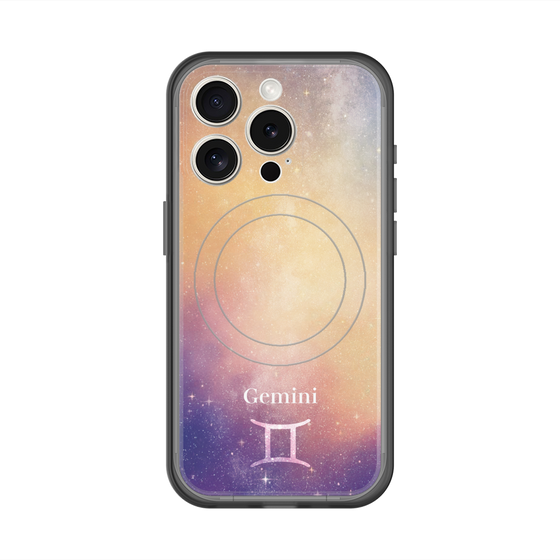 スリムプロテクションプレミアムケース with MagSafe［ STARRY SIGNS - オリジナル - Gemini ］