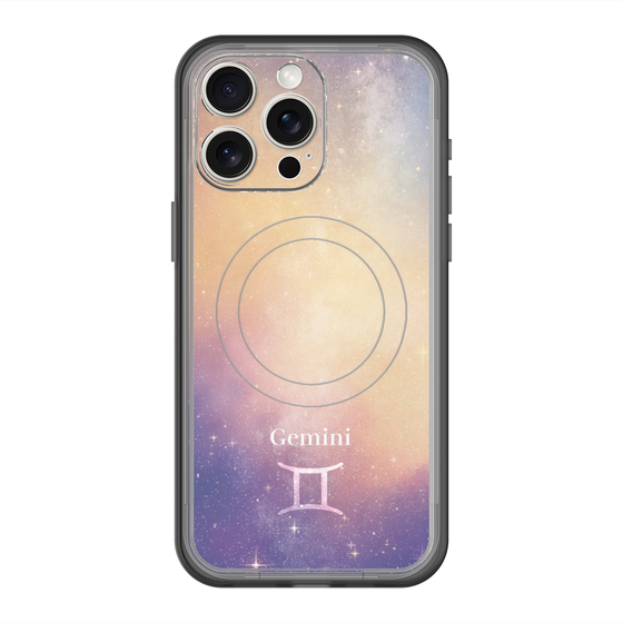 スリムプロテクションプレミアムケース with MagSafe［ STARRY SIGNS - オリジナル - Gemini ］