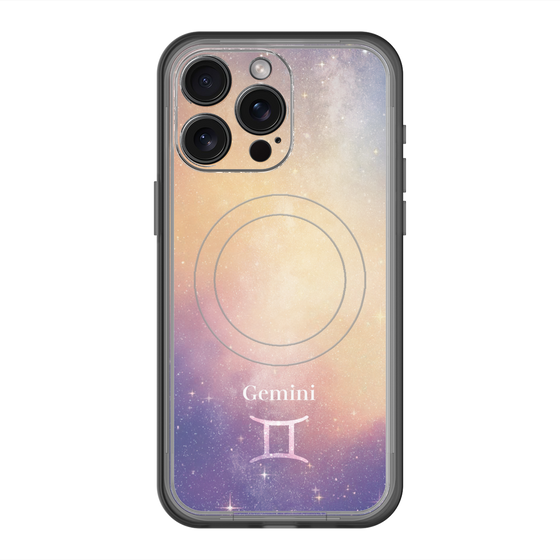 スリムプロテクションプレミアムケース with MagSafe［ STARRY SIGNS - オリジナル - Gemini ］