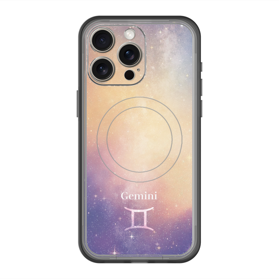 スリムプロテクションプレミアムケース with MagSafe［ STARRY SIGNS - オリジナル - Gemini ］