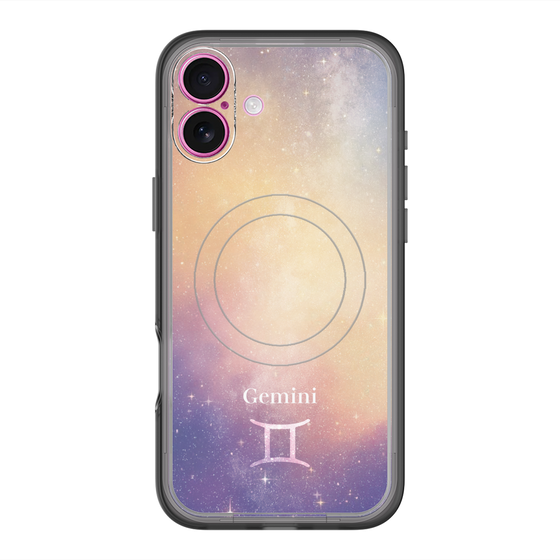 スリムプロテクションプレミアムケース with MagSafe［ STARRY SIGNS - オリジナル - Gemini ］